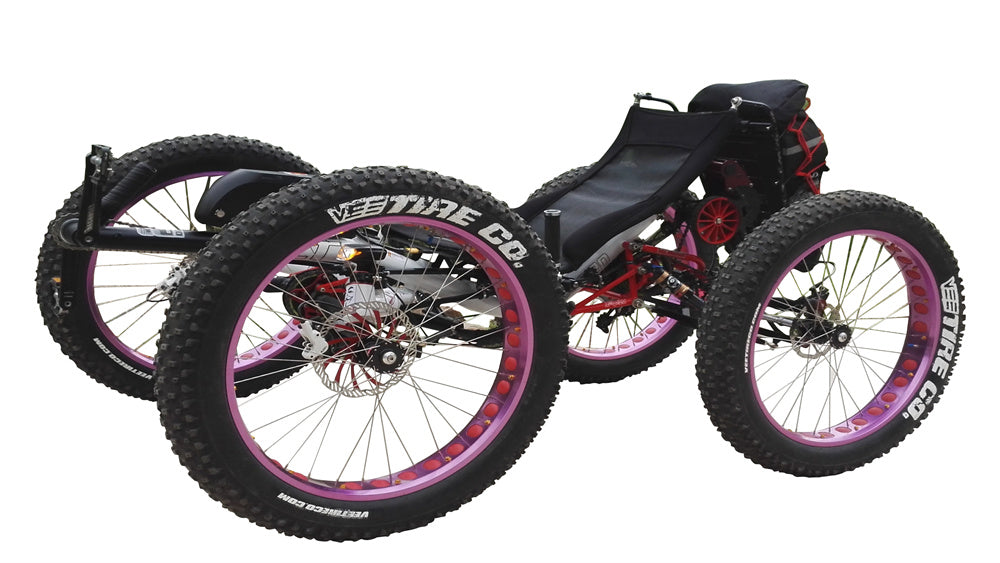 4WD Electric Off-road Fat Tire Recumbent Quad F426E