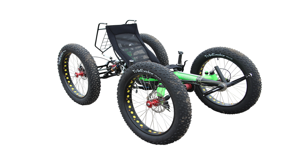 4WD Electric Off-road Fat Tire Recumbent Quad F426E